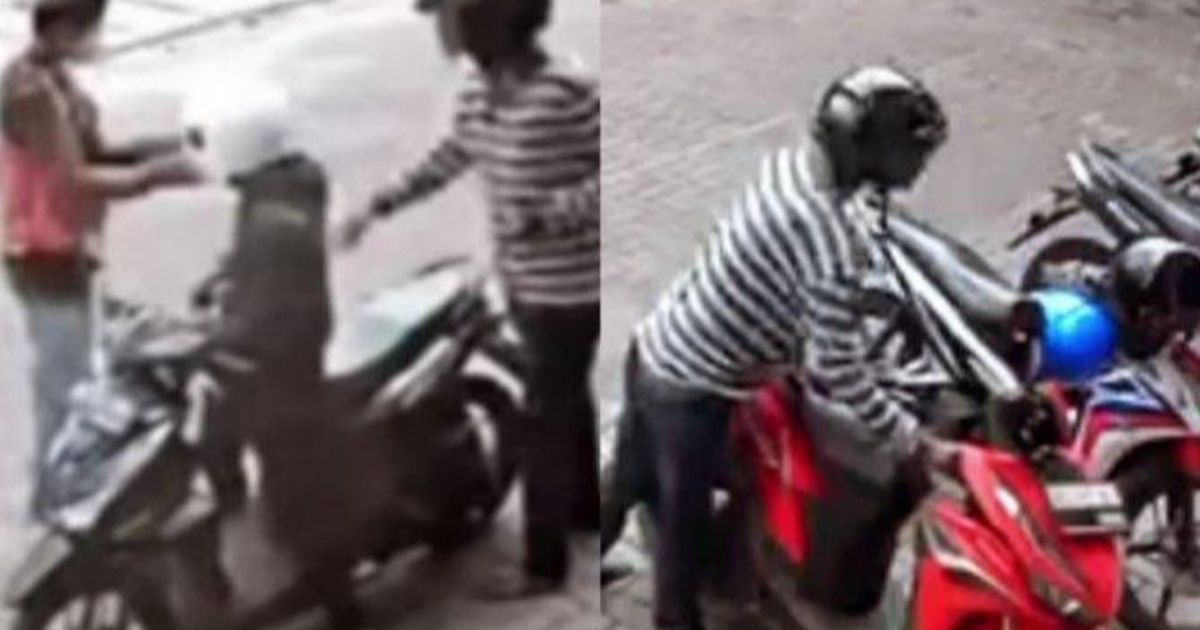 Meskipun ada Tukang Parkir yang Berjaga, Pencurian Motor di Medan menjadi Viral.