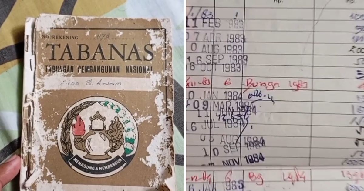 Pria Ini Temukan Buku Tabungan 'Tabanas' Tahun 1983 Milik Sang Nenek, Nominal Uangnya Jadi Sorotan