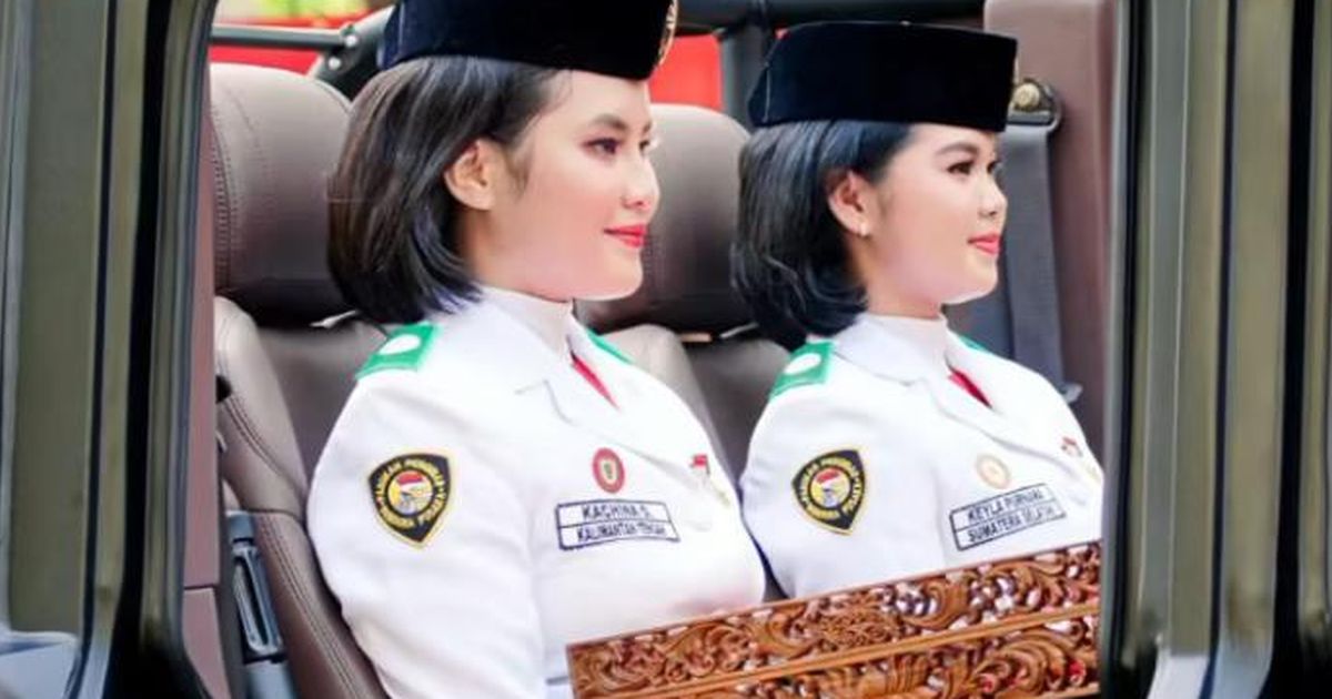 Sosok Kachina Ozora dan Keyla Azzahra, Pembawa Bendera dan Naskah Teks Proklamasi di Acara Kirab Bendera dari Monas ke IKN