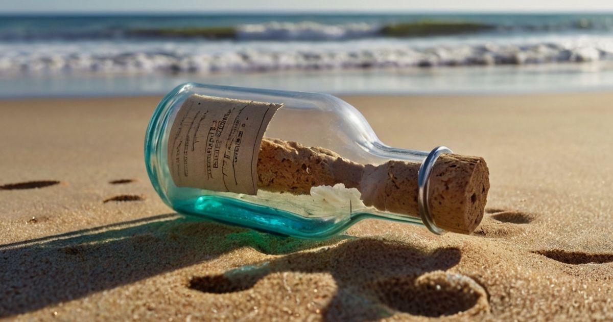 Sedang Jalan-jalan di Pantai, Pria ini Temukan Pesan dalam Botol sebelum Abad 20, Begini Isinya