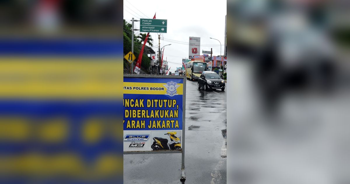 Puncak Arus Balik Nataru, 56.000 Kendaraan Melintas di Jalur Puncak Bogor