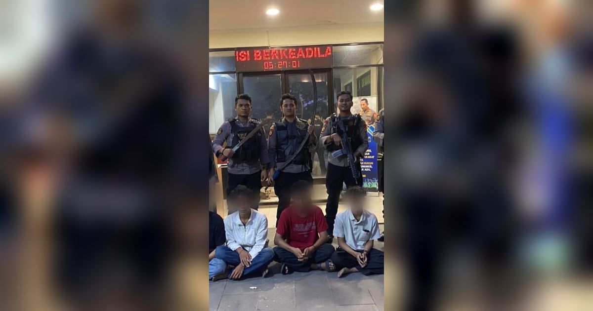 Enam Remaja di Jakarta Barat Terpaksa Rayakan Tahun Baru di Kantor Polisi