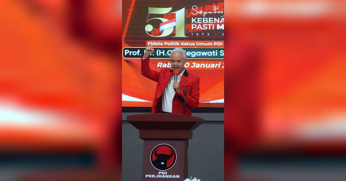 FOTO: Momen Ganjar Pranowo Tampil Buka-Bukaan Membeberkan Keluhan dan Harapan Warga di HUT PDIP ke-51