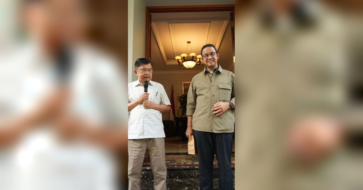 Alasan JK Baru Terbuka Dukung Anies-Cak Imin: Dulu Saya Netral Untuk Menjaga Kalau Ada Masalah