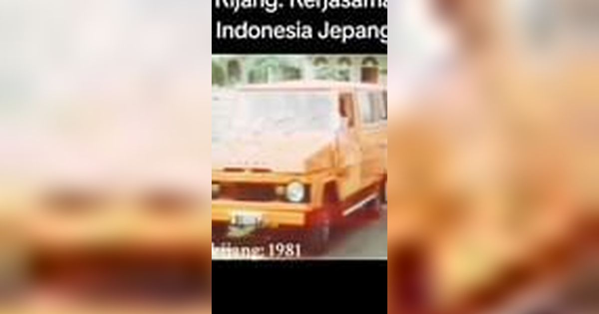 Di Umur Berapa Anda Tahu Kijang Itu Singkatan dari Kerja Sama Indonesia-Jepang?