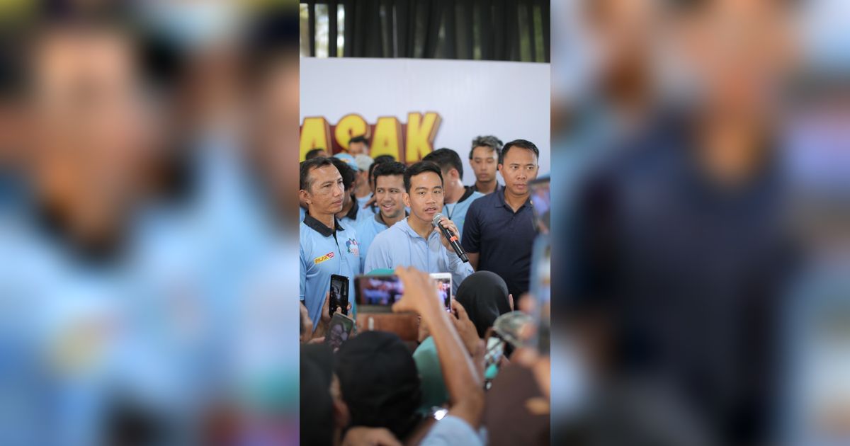 Gibran di Depan Relawan Pilar 08: Optimis Menang Satu Putaran