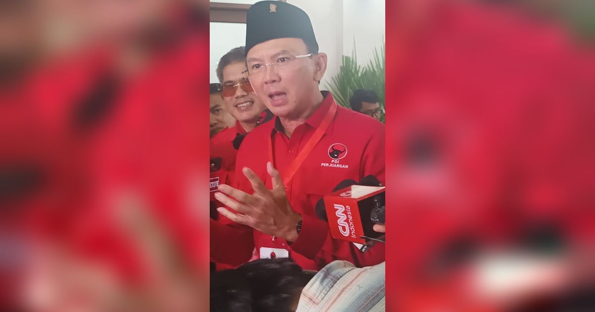 VIDEO: Ahok Buka Suara Ketidakhadiran Jokowi di HUT PDIP ke-51