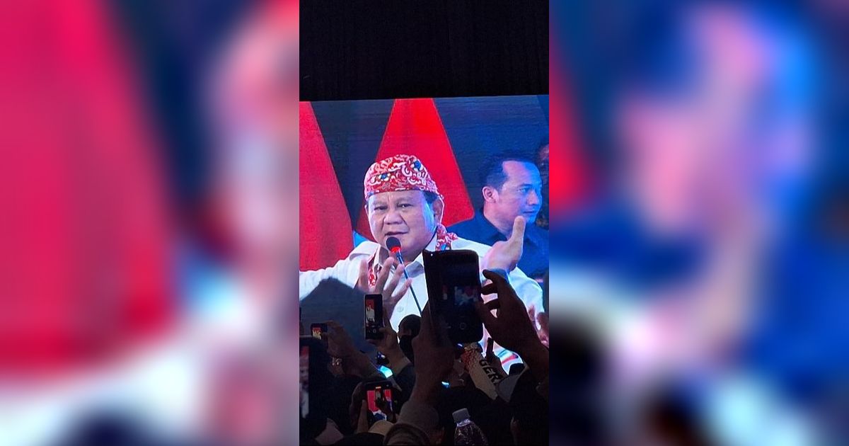 Diingatkan Agar Bicara Sopan, Prabowo: Saya Bicara Apa Adanya