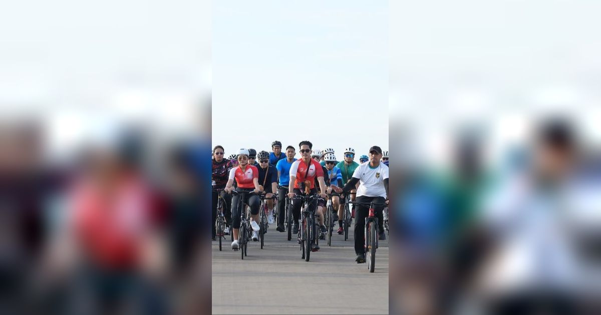 Gowes Santuy, Kaesang dan PSI Ajak Warga ke TPS Pada 14 Februari 2024