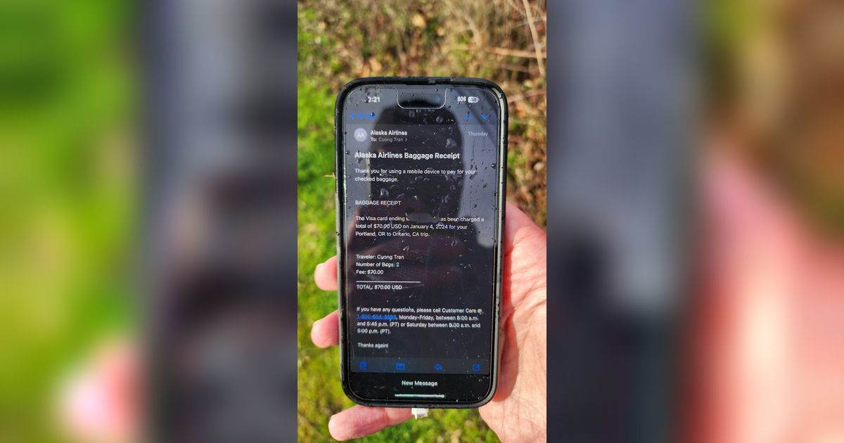 Ini Kata Ilmuwan soal Ditemukannya iPhone Penumpang Alaska Airlines yang Terjatuh dan Masih Menyala