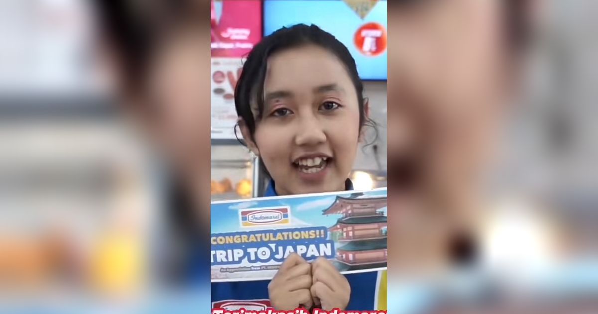 Vania Kasir Indomaret Viral yang Jago Bahasa Jepang  Dapat Hadiah Trip ke Jepang, Impian Terkabul