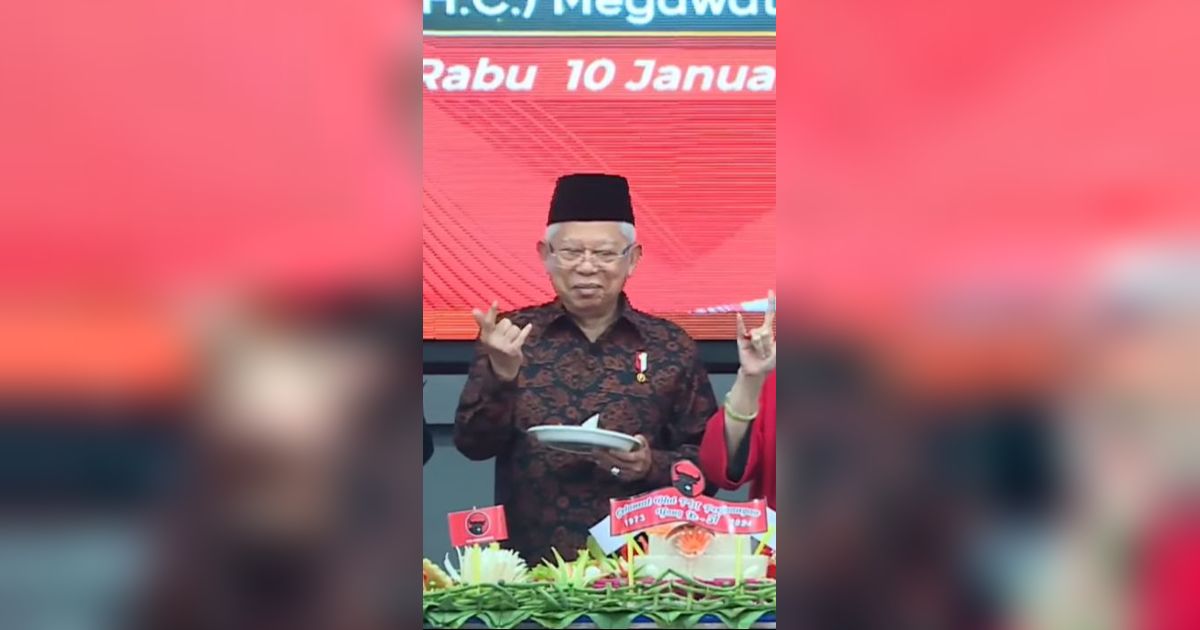 TKN Prabowo-Gibran Soal Ma'ruf Amin Salam Metal: Kita Hormati Sikap Beliau