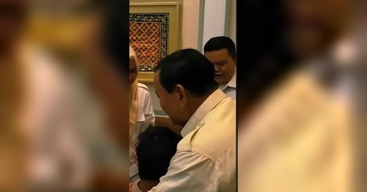 VIDEO: Momen Prabowo Bertemu Bayi Prabowo Nan Gemoy Langsung Dicium Sayang