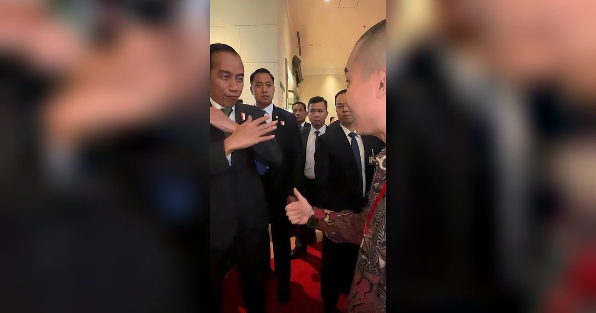 Jadi Sorotan Paspampres, Aksi Content Creator Cellos Ajak Presiden Jokowi Selebrasi ‘Siuuu’ Ala Ronaldo Ini Viral