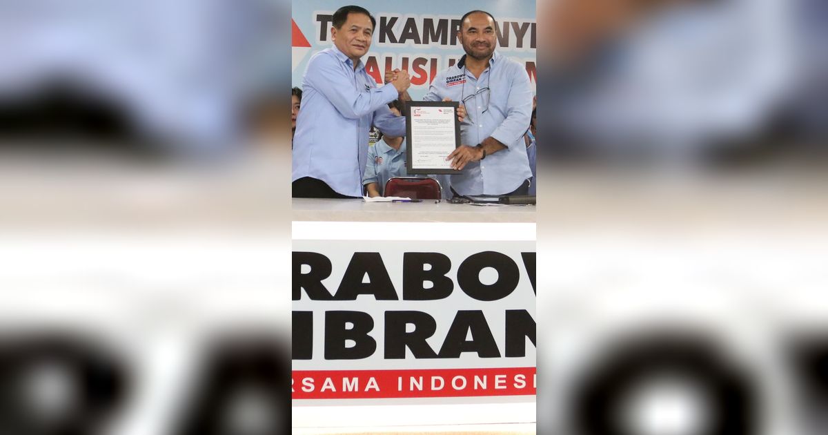 FOTO: Relawan Pragib 2024 Deklarasi Dukungan untuk Prabowo-Gibran