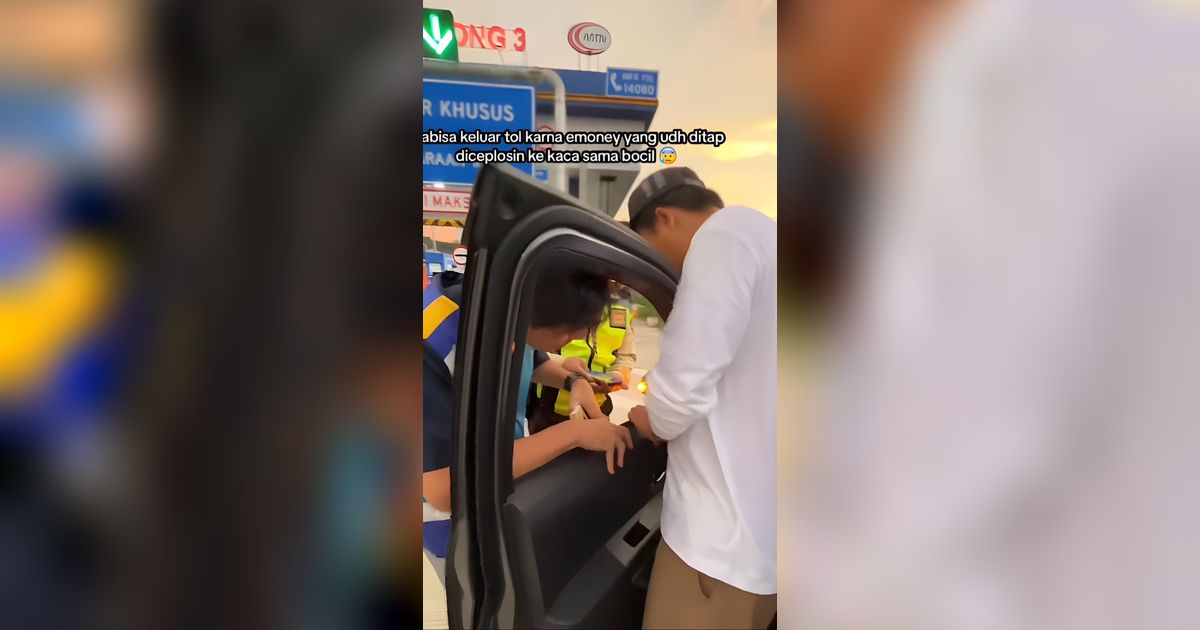 Viral Bocil Iseng Masukin Kartu Tol ke Jendela Mobil, Berujung Bayar Tarif Terjauh