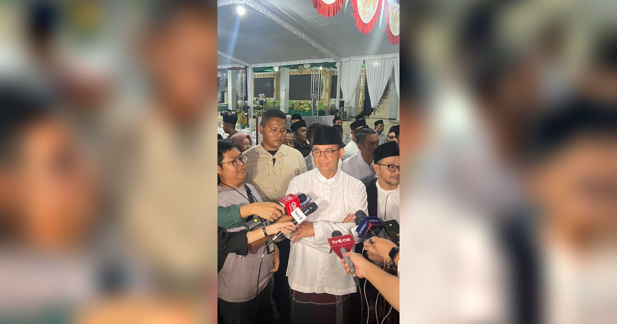 Hadiri Haul KH M Bishri Syansuri, Anies Janji Lanjutkan Perjuangan untuk Indonesia