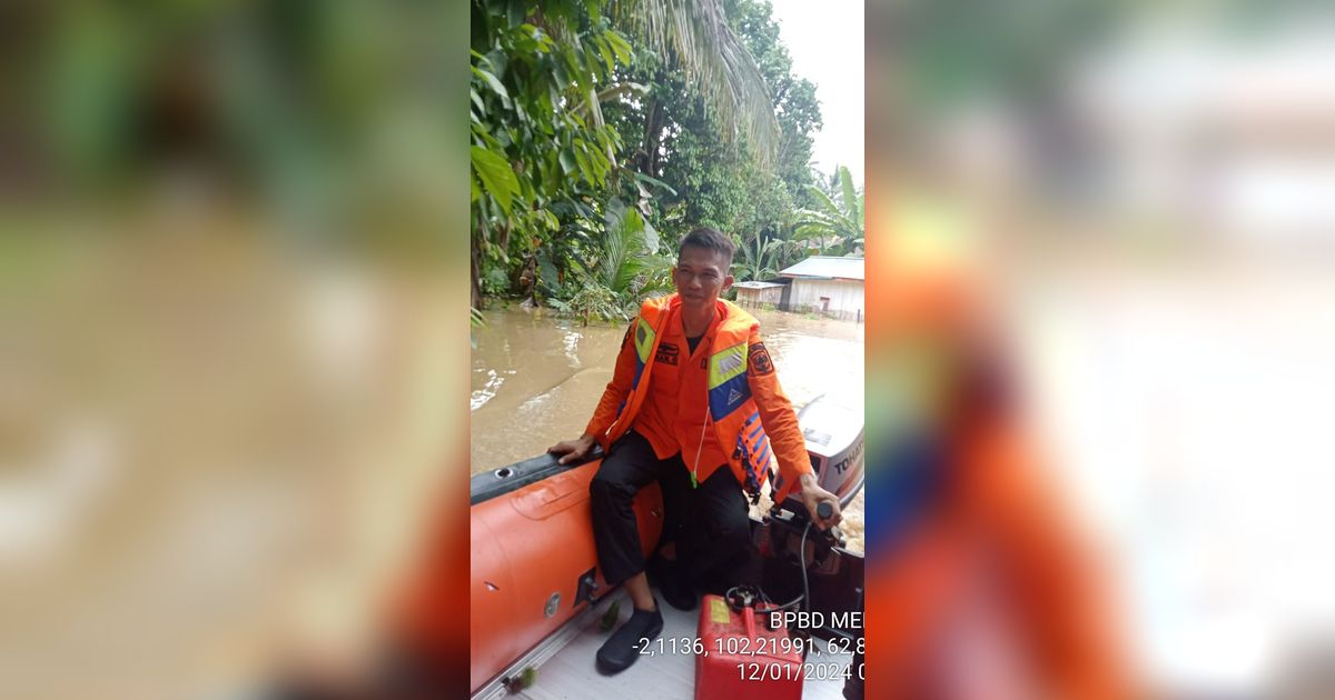 Banjir Rob Terjang 10 Kecamatan dan 25 Desa di Merangin, 1.094 Warga Mengungsi