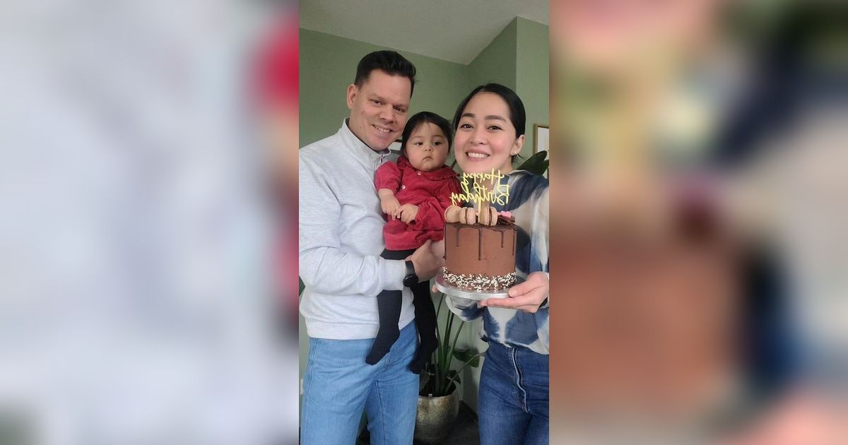 Potret Ultah Gracia Indri ke-34 Dirayakan Bersama Keluarga Kecilnya, Ekspresi Lucu Baby Nova Malah Bikin Salfok