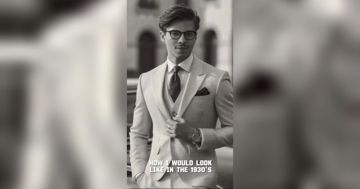 9 Potret Artis Ikut Tren Pakai Filter Wajah Era 1930-an, Nycta Gina Jadi Aneh Banget!