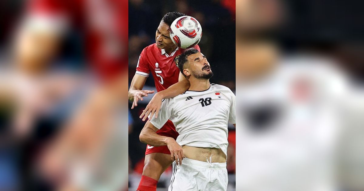 FOTO: Momen Timnas Indonesia Dibungkam Irak 1-3 di Piala Asia 2023