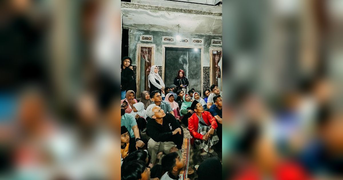 Moman Ganjar Nginap di Rumah Warga Banjarnegara, Nobar Timnas Vs Irak