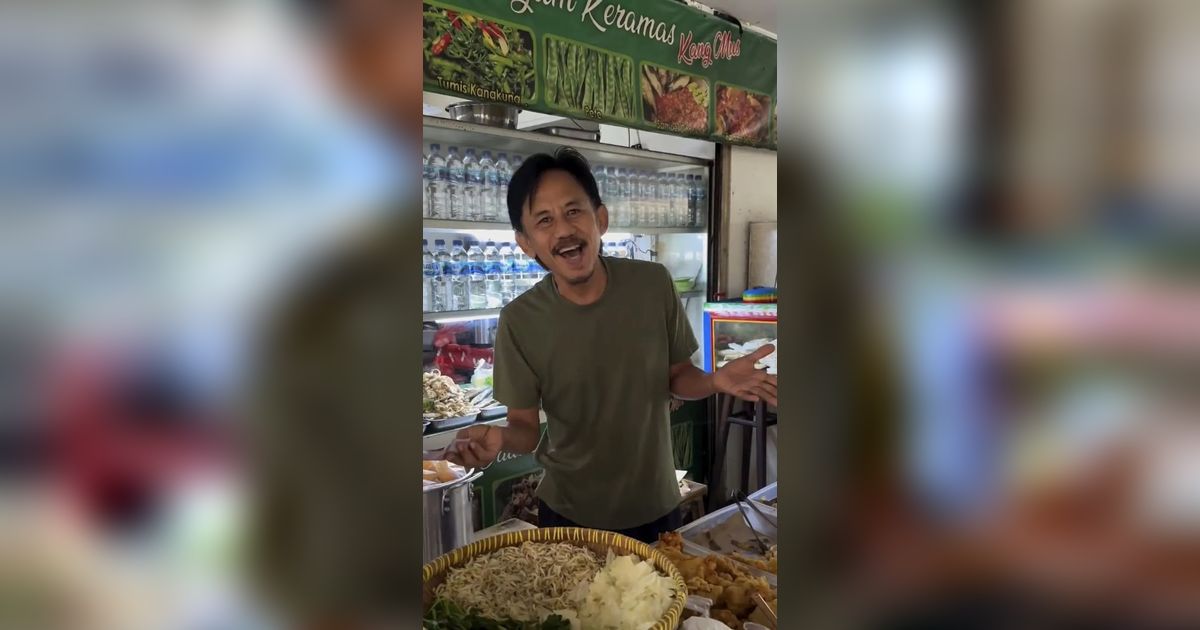 Dulu Pentolan Preman Pensiun! Intip 8 Potret Warung Sederhana Epy Kusnandar Kini Jadi Penjual Pecel