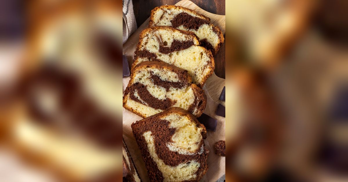 Panduan Tepat Bikin Marmer Cake, Teksturnya Jadi Lembut Banget