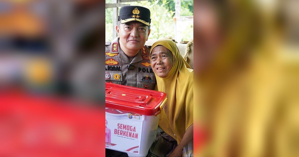 Kisah Nenek Mariah Lagi Sakit Mendadak Dijenguk Jenderal Polisi, Reaksinya Penuh Haru