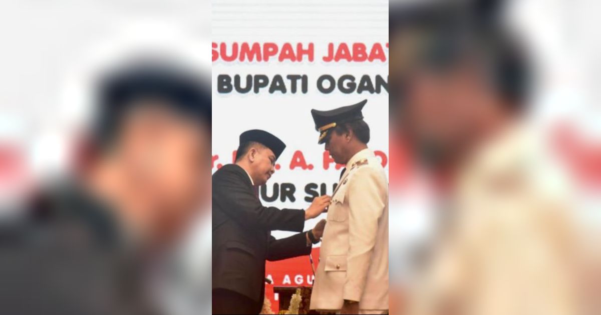 Pj Gubernur Sumsel Agus Fatoni Lantik Ir. Asmar Wijaya sebagai Penjabat Bupati OKI