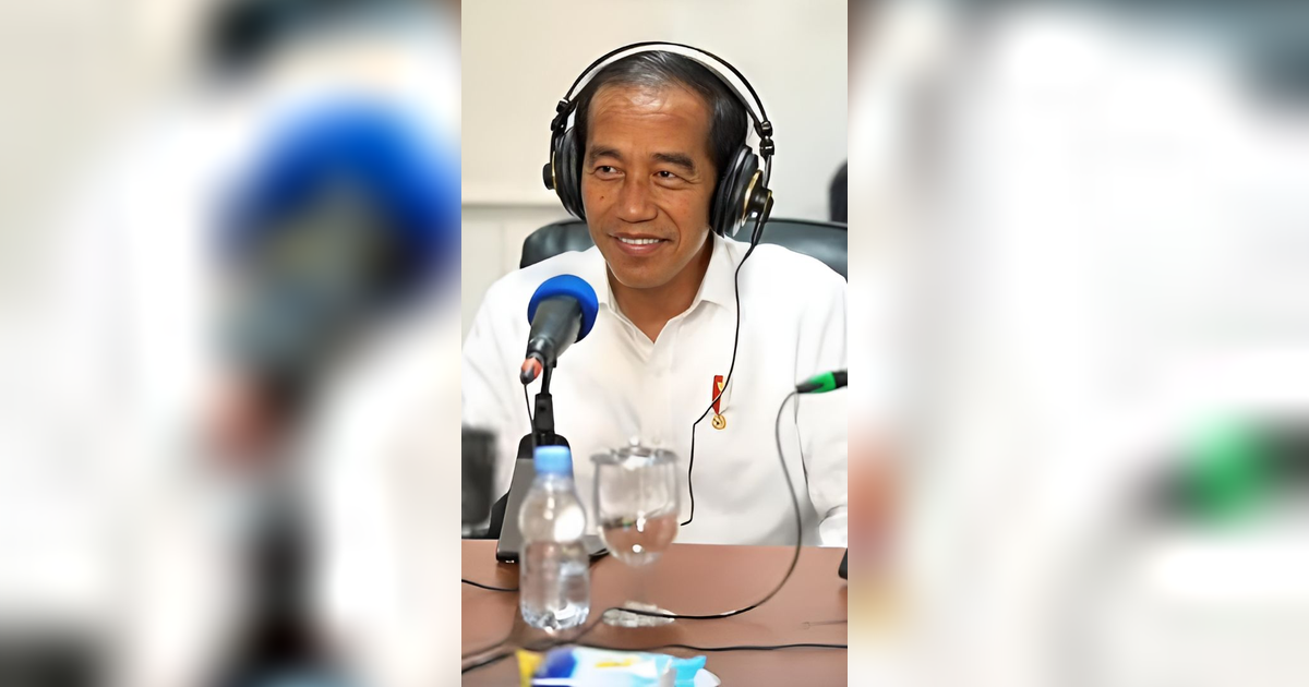 Momen Jokowi Sapa Pendengar di Siaran Perdana RRI IKN, Sampaikan Progres Pembangunan