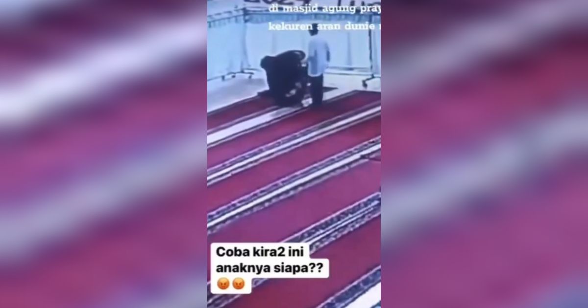 Viral Pria Cabul Lecehkan Wanita Sedang Salat dalam Masjid di Lombok, Ini Tindakan Polisi