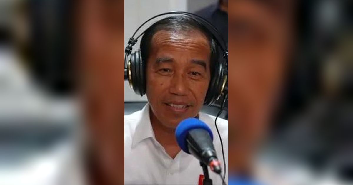 Momen Jokowi Jadi Narasumber Pertama RRI di IKN