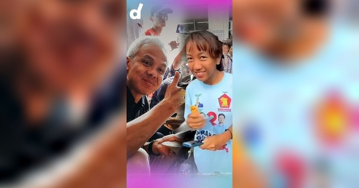 Jajan di Minimarket, Ganjar Pranowo Kasih Coklat ke Anak-Anak Termasuk Bocah Berkaos Prabowo