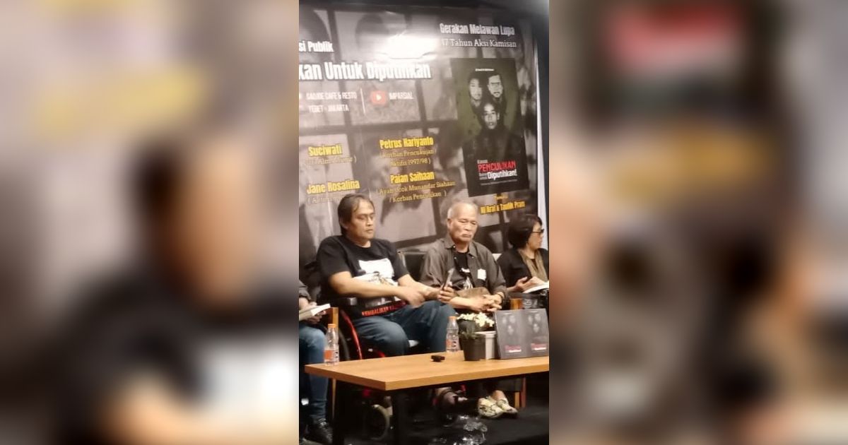 Imparsial Terbitkan Buku 'Penculikan Bukan Untuk Diputihkan', Ada Cerita Istri Mendiang Munir