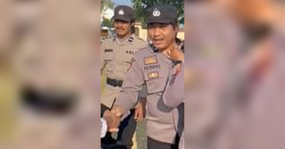 VIDEO: Biasa Berpakaian Preman, Para Polisi Gondrong Ini Canggung Berseragam saat Masuk Markas