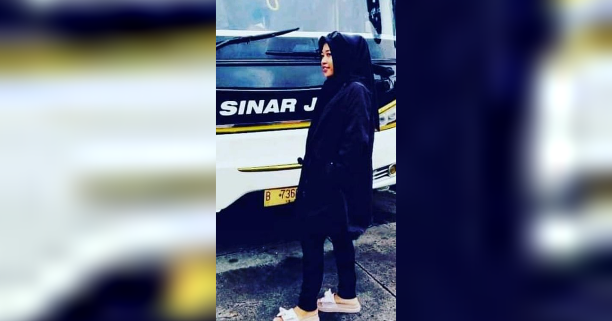Berjuang Demi Rupiah, Potret Wanita Cantik Menjadi Sopir PO Bus Sinar Jaya Bikin Kagum