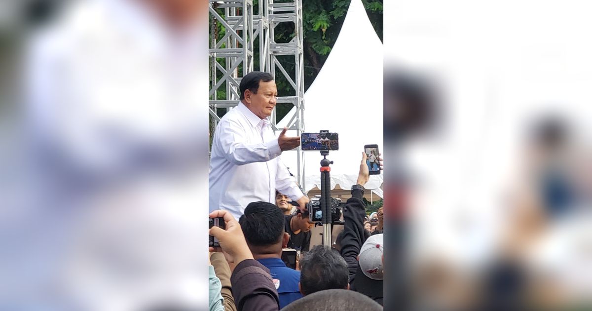 Pesan Prabowo ke Relawan: Jaga Situasi Tetap Kondusif, Jangan Terprovokasi