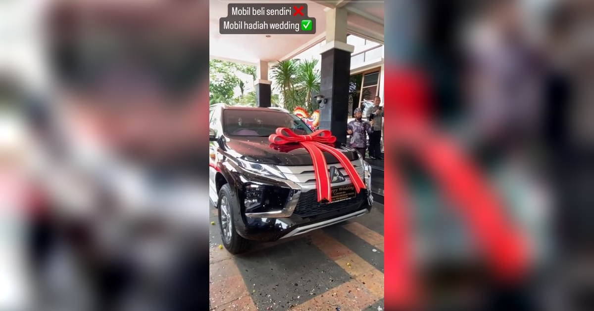 Viral Kado Fantastis Pasangan Pengantin di Banten, Kado Isi Mobil Pajero dan Sertifikat Kebun Sawit 1 Hektar