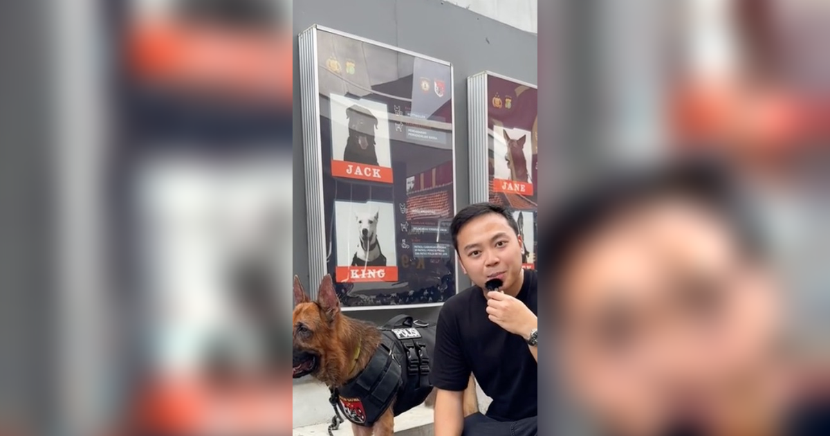 Gerebek Kandang Anjing Pelacak K9 Polda Metro Jaya, Begini Penampakannya yang Curi Perhatian