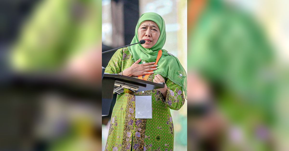 Puja-puji Khofifah untuk Jokowi pada Harlah Ke-78 Muslimat NU