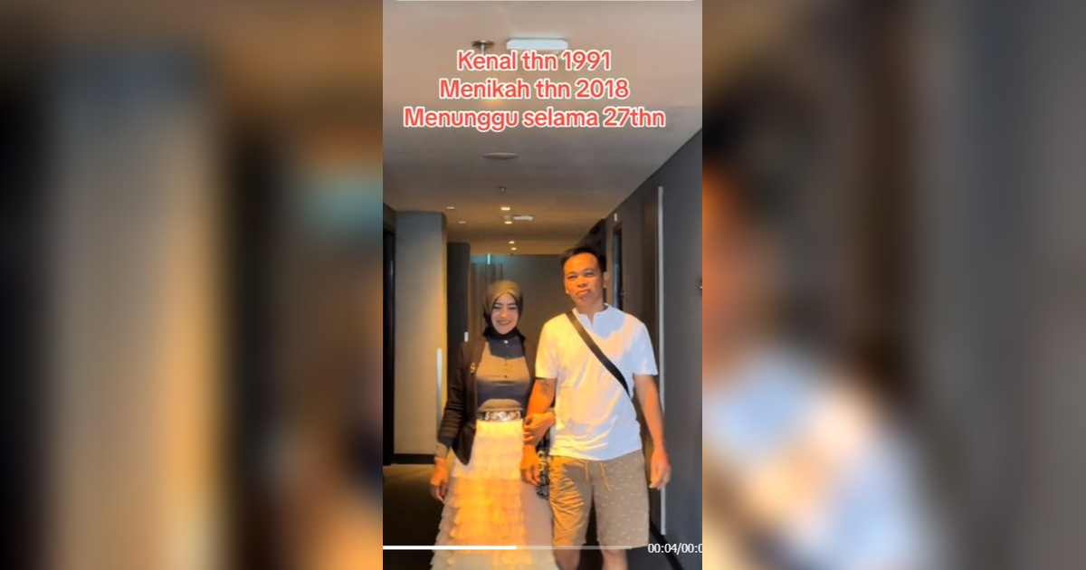 Jodoh Gak Kemana, Wanita Ini Menikah Dengan Mantan Kekasih Lamanya, Penantian 27 Tahun Berakhir Bahagia