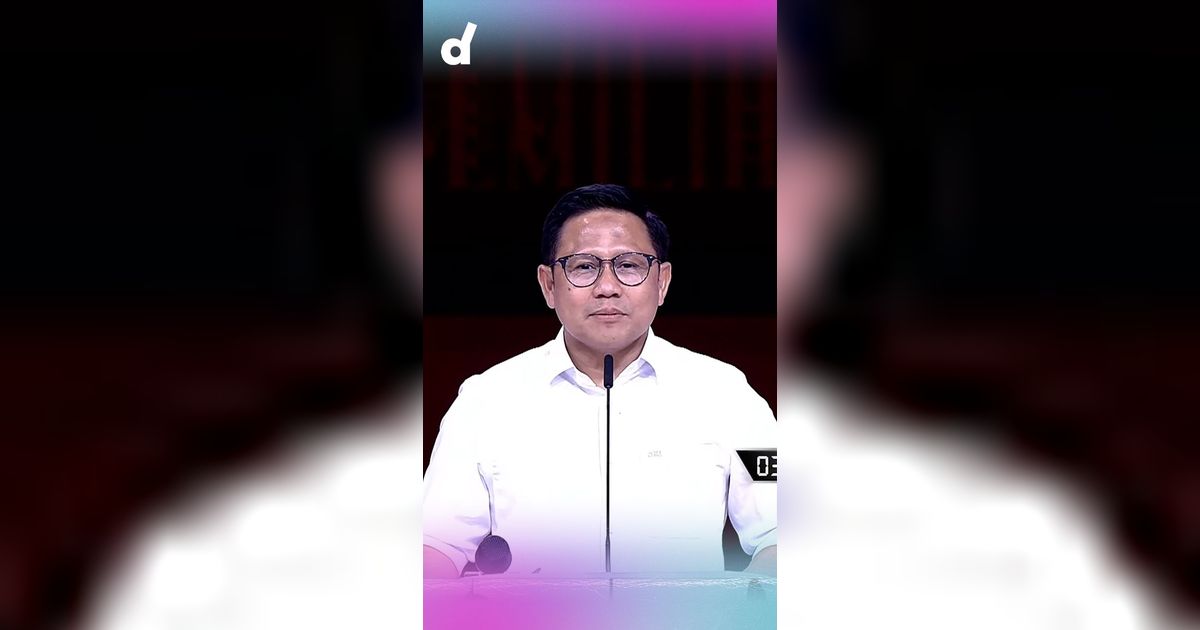 DEBAT CAWAPRES: Baru Mulai, Cak Imin Langsung Selepet Soal Pemilik 500 Hektar Lahan