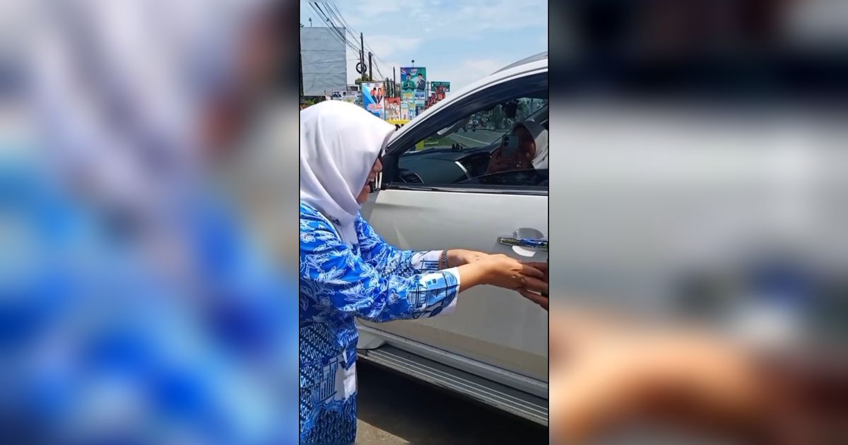 Aksi Pemilik Mobil Ajak Salaman dan Tak Marahi Sopir Truk yang Serempet Mobilnya Ini Viral, Tuai Pujian