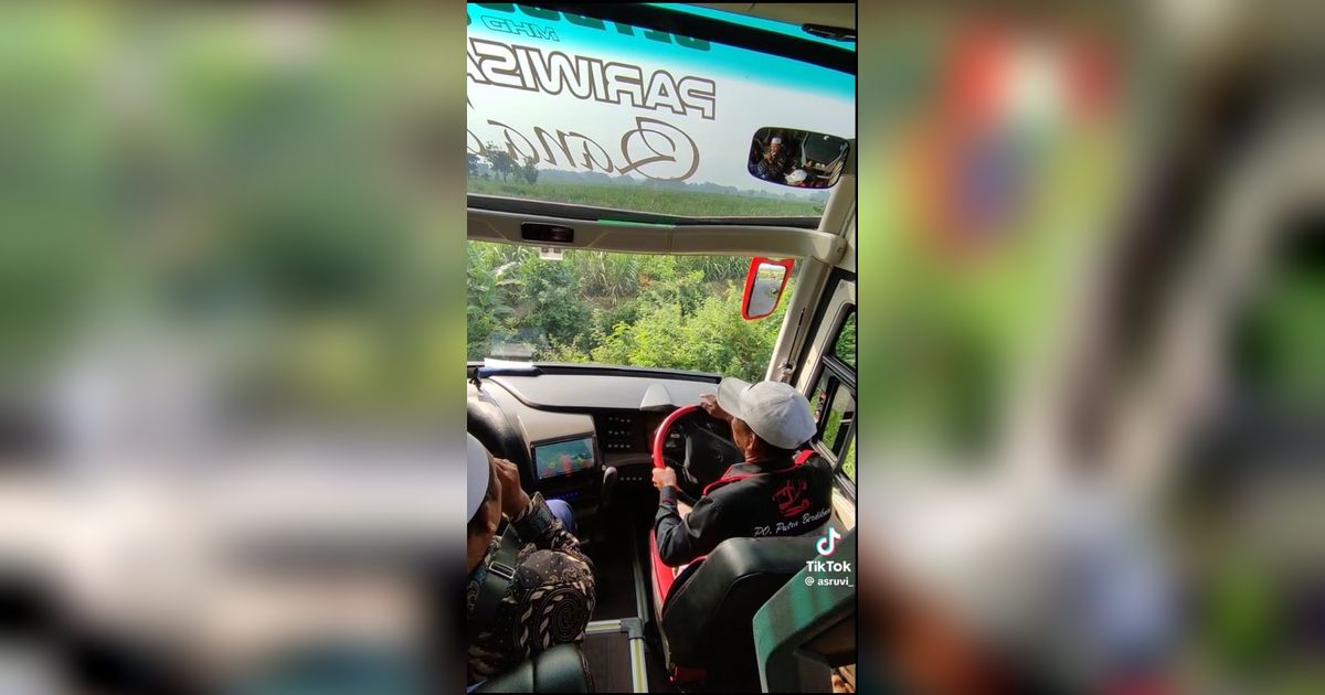 Momen Menegangkan Bus Putar Balik di Jalanan Sempit Ini Viral, Warganet Soroti Hal Ini