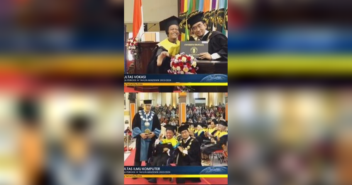 Viral Momen Dua Penyandang Disabilitas Berhasil Wisuda dengan Nilai Memuaskan, Begini Sosoknya