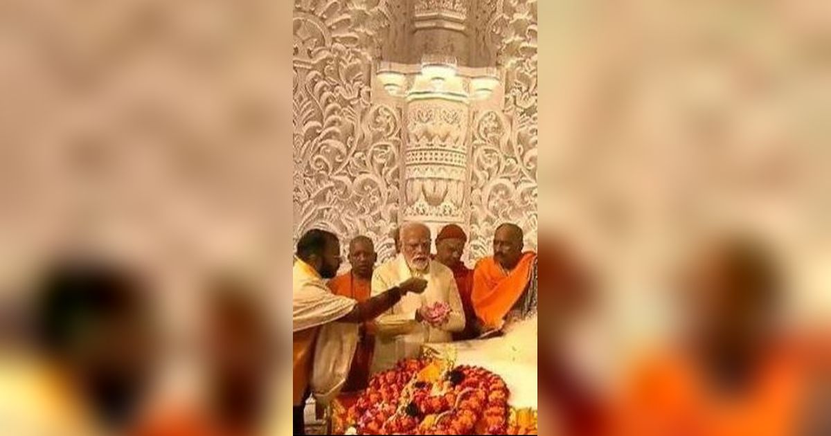 PM India Narendra Modi Resmikan Kuil Hindu di Lokasi Masjid Kuno yang Dihancurkan