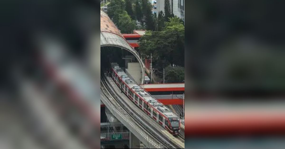 FOTO: Target Tahun 2024, 69.000 Penumpang per Hari Akan Padati LRT Jabodebek