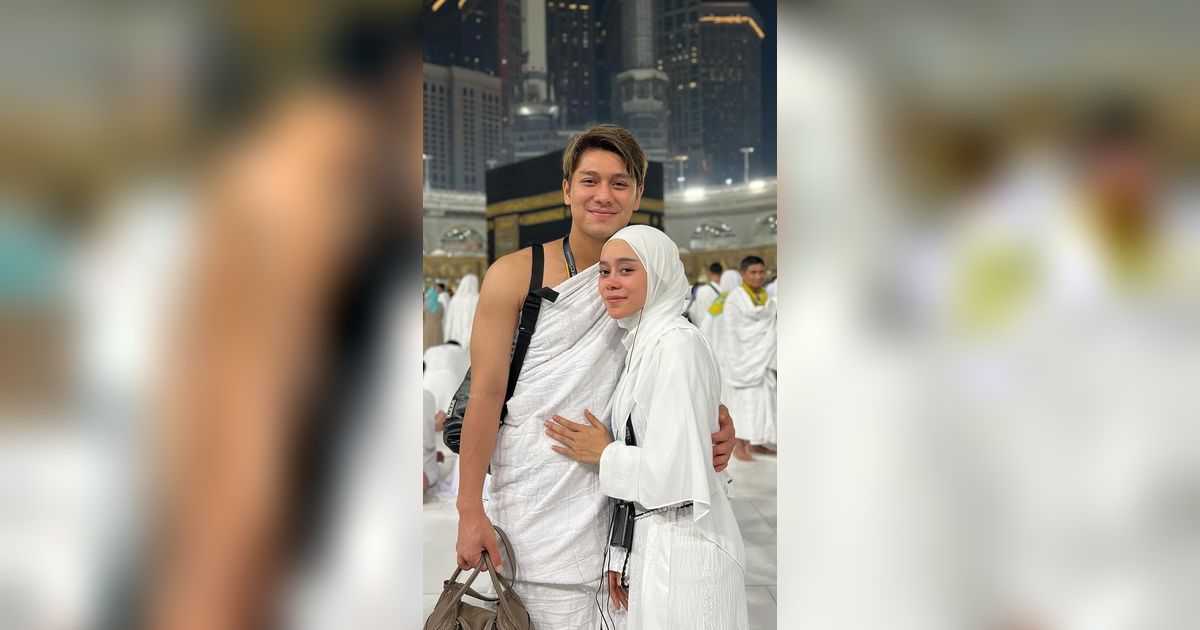 Sambil Tersenyum Manis, Lesti Bersama Rizky Billar Bisa Kembali Lagi Umrah 'Alhamdulillah Bahagia Kembali ke Tanah Suci'