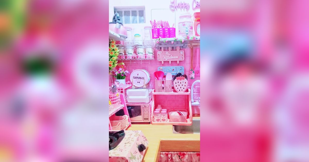 Potret Dapur Vibe Kelas TK, Warnanya Cerah Banget